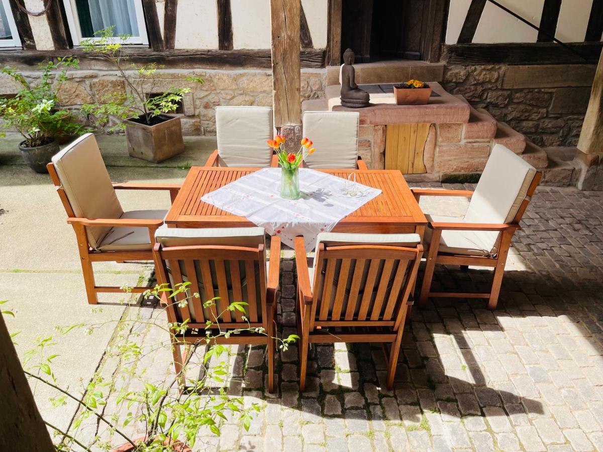 Auszeit - Historisches Ferienhaus In Der Suedpfalz Dierbach Εξωτερικό φωτογραφία